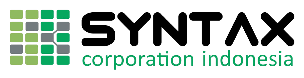Syntax company logo with modern typography